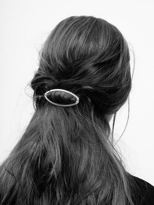 clinq alva hair-clip silver
