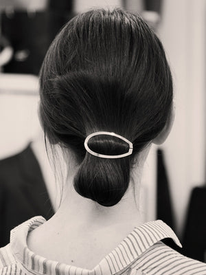 Damia hair-clip, silver