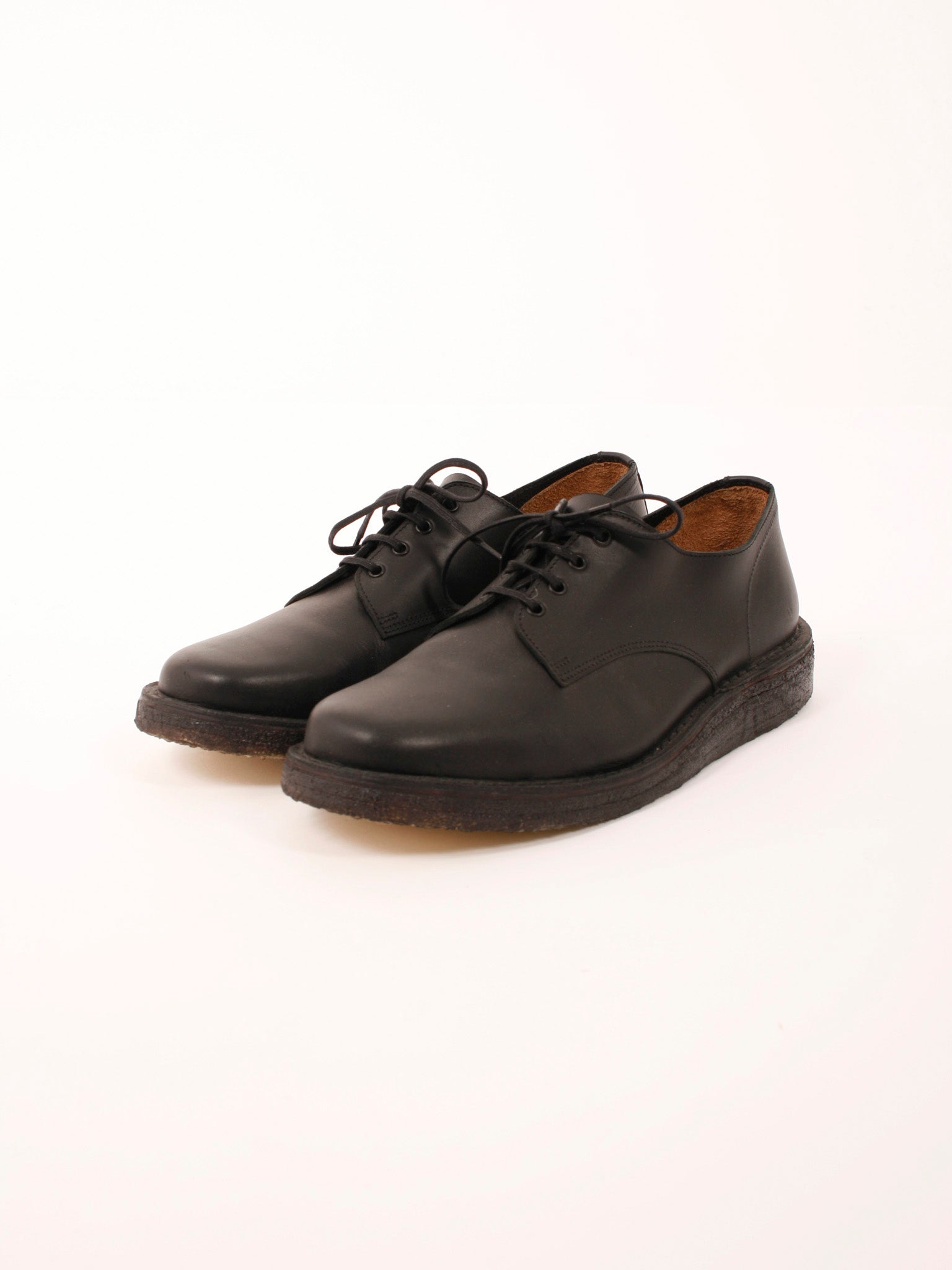 out to lunch derby shoes black made in UK mens shoes